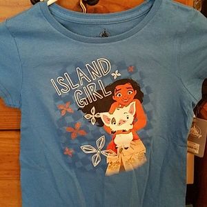 Kids Moana Disney Shirt, 7/8